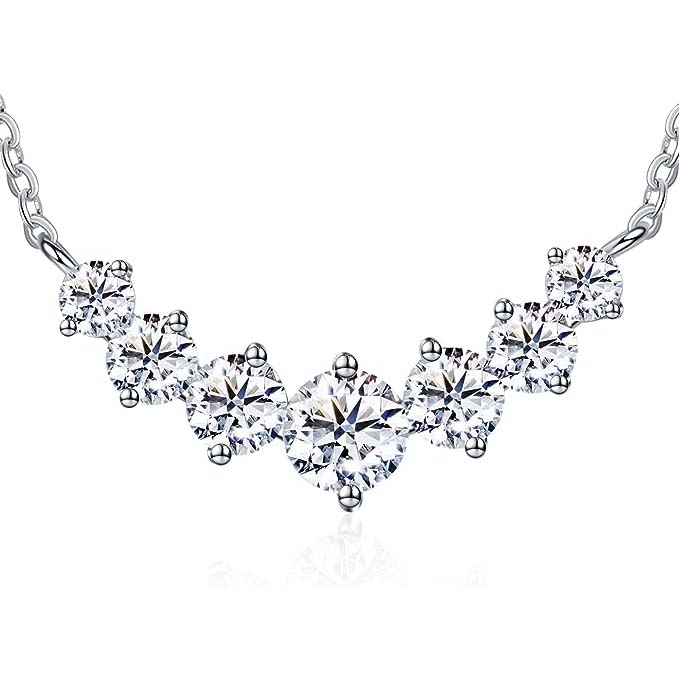 CNUGGCH Diamond Pendant Necklaces for Women