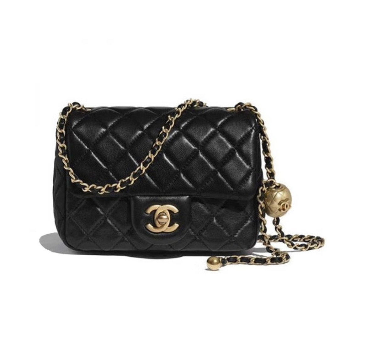 Chanel Classic Square Fat Shoulder Bag Crossbody Bag
